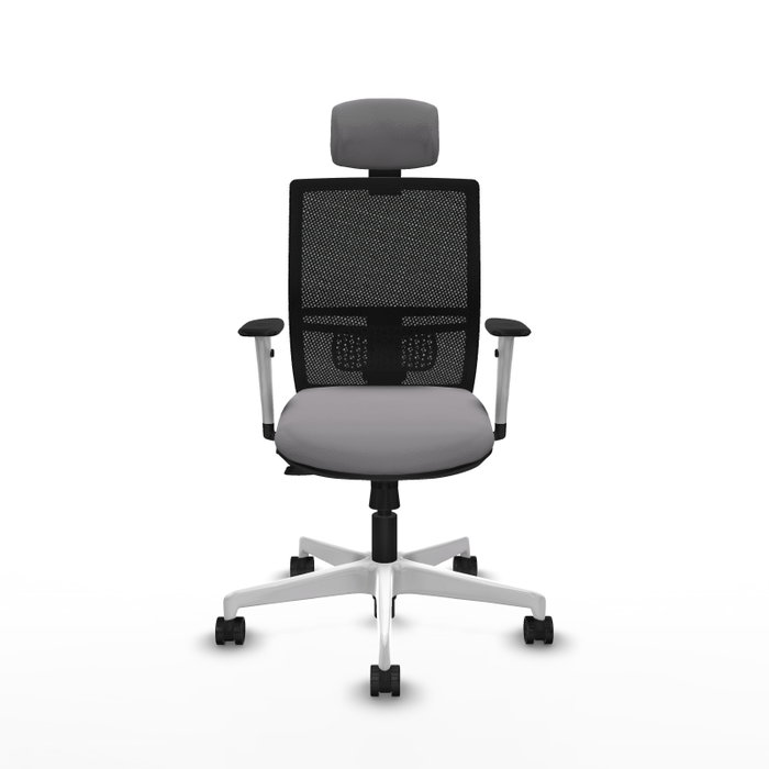 PIQUERAS Y CRESPO Silla de oficina Yunquera con mecanismo Sincro/Traslack, Gris y Negro PIQUERAS Y CRESPO Silla de oficina Yunquera con mecanismo Sincro/Traslack, Gris y Negro