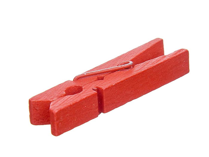 Pincello Set 8 Pinzas de Madera Multicolor 7.5 x 12.5 x 2 cm (Set de 24)