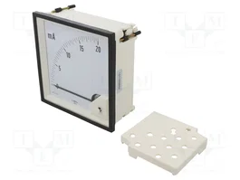 LUMEL Amperímetro Analógico para Panel 0-20mA DC Clase 1,5