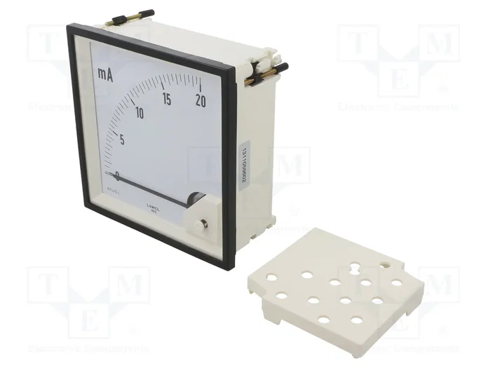 LUMEL Amperímetro Analógico para Panel 0-20mA DC Clase 1,5 LUMEL Amperímetro Analógico para Panel 0-20mA DC Clase 1,5