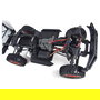 AMEWI RCX10B Amewi AMXRock RC Crawler Pick-Up Camión Oruga 1:10 4x4 Listo para Usar con ESC y Servo Incorporado 2.4 GHz - Blanco