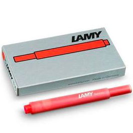 Lamy Cartucho Tinta Recambio 825 Rojo Caja 5 Unidades