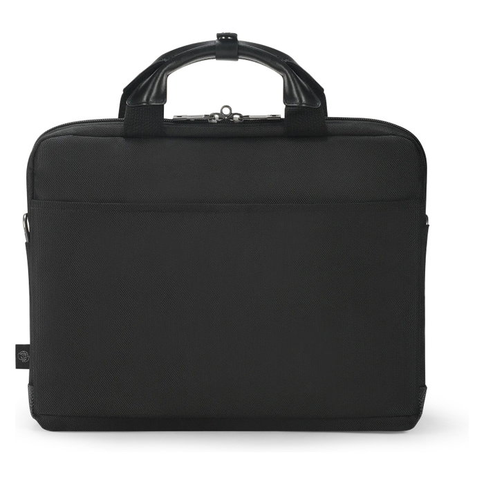 Dicota Slim Case SEVEN D3250601 Maletín para Portátil hasta 14 Pulgadas (35.6 cm) Negro - 2 Compartimentos, Tirante para Hombro, Material PET Reciclado