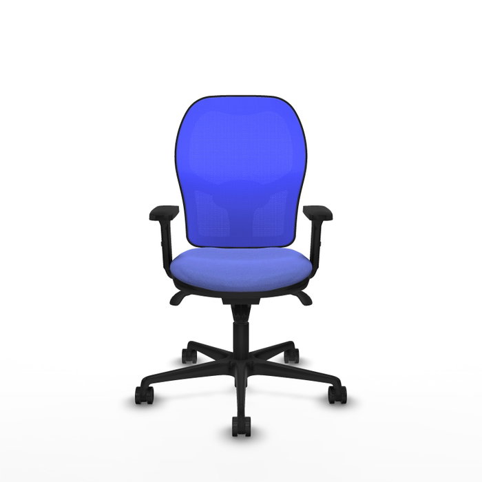 PIQUERAS Y CRESPO Silla de oficina Jorquera con mecanismo sincro, Azul PIQUERAS Y CRESPO Silla de oficina Jorquera con mecanismo sincro, Azul