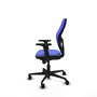 PIQUERAS Y CRESPO Silla de oficina Jorquera con mecanismo sincro, Azul