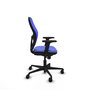 PIQUERAS Y CRESPO Silla de oficina Jorquera con mecanismo sincro, Azul