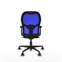 PIQUERAS Y CRESPO Silla de oficina Jorquera con mecanismo sincro, Azul