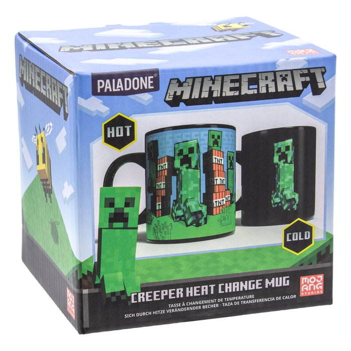Minecraft Taza sensitiva al calor Creeper