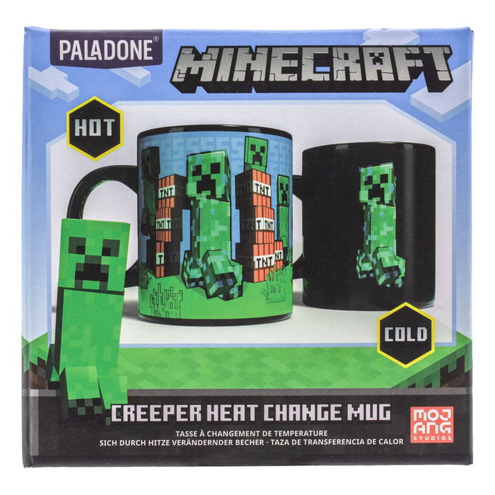 Minecraft Taza sensitiva al calor Creeper