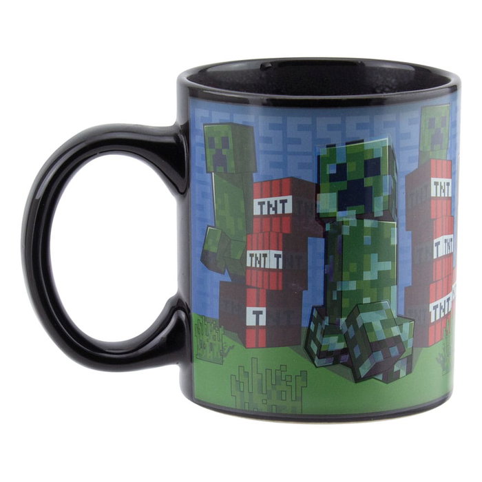 Minecraft Taza sensitiva al calor Creeper