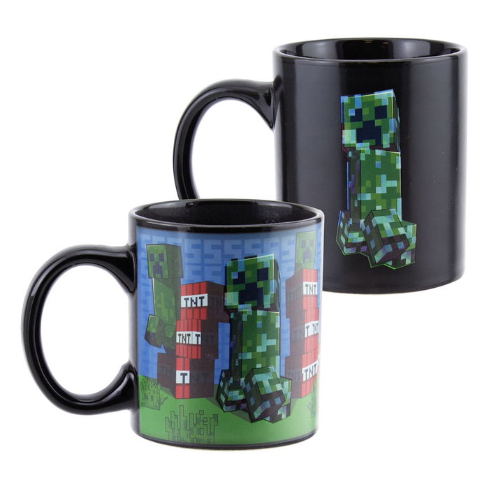 Minecraft Taza sensitiva al calor Creeper