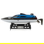 AMEWI Blue Barracuda V2 - Barco RC Eléctrico para Niños a partir de 8 Años, Negro/Azul/Blanco, 355 mm, 1100 mAh, Velocidad 25 kmh, 411 g