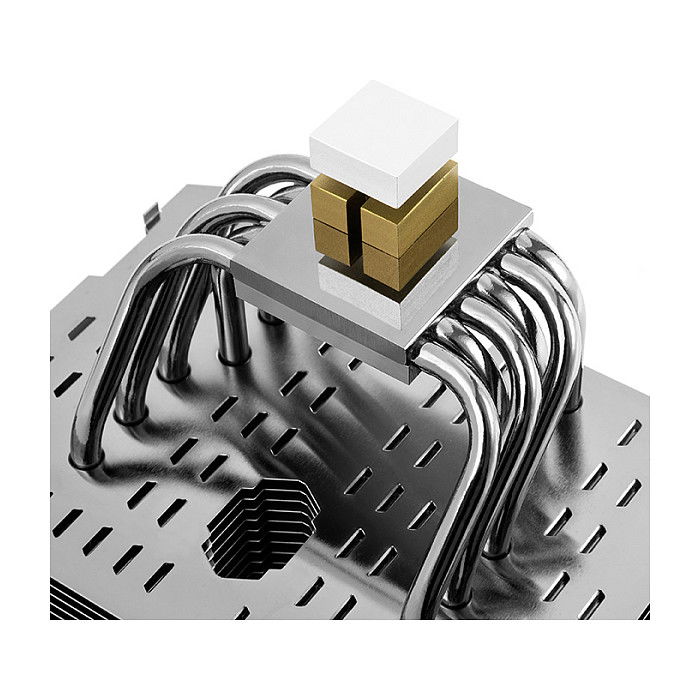 Thermalright Macho Rev.B Enfriador CPU FMx.AM3/4.115x.20xx TDP 280W Plata 1 Ventilador 6 Tubos Disipadores