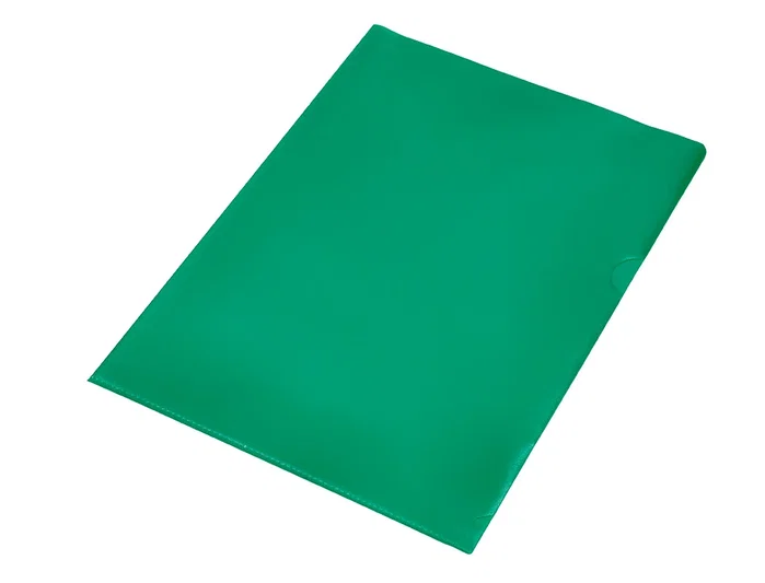Q-connect Carpeta dossier uñero plástico DIN A4 120 micras Verde Caja 100 Unidades