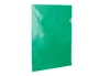 Q-connect Carpeta dossier uñero plástico DIN A4 120 micras Verde Caja 100 Unidades