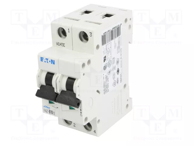 EATON ELECTRIC FAZ-B10/2 Interruptor magnetotérmico 2 polos 10A 15kA