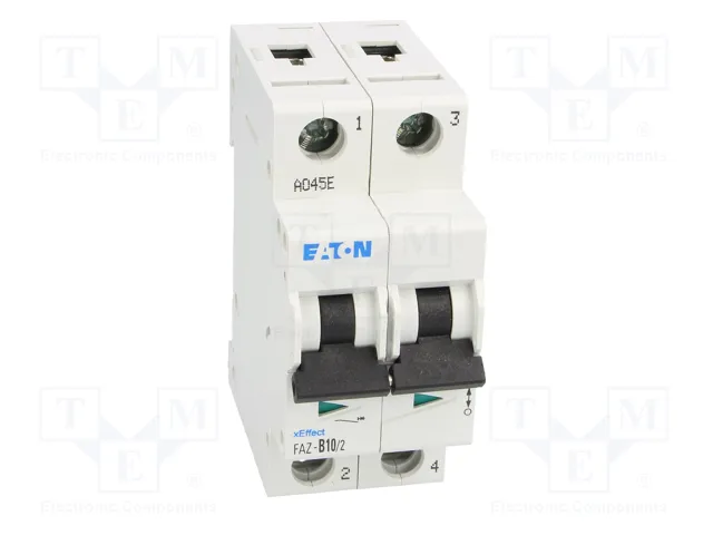 EATON ELECTRIC FAZ-B10/2 Interruptor magnetotérmico 2 polos 10A 15kA