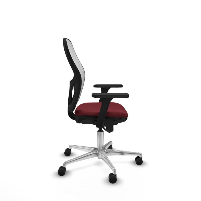PIQUERAS Y CRESPO Silla de oficina Jorquera Granate y Blanco