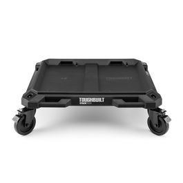 Toughbuilt Base con Ruedas Stacktech para Cajas de Herramientas, 60.7 x 48.0 x 19.3 cm, Capacidad de Carga 113 kg, 4 Ruedas con 2 Frenos, Polímero Alta Resistencia