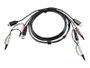 Aten Cable KVM 2L-7D02UH con HDMI, USB y Audio, 1.8m, Negro