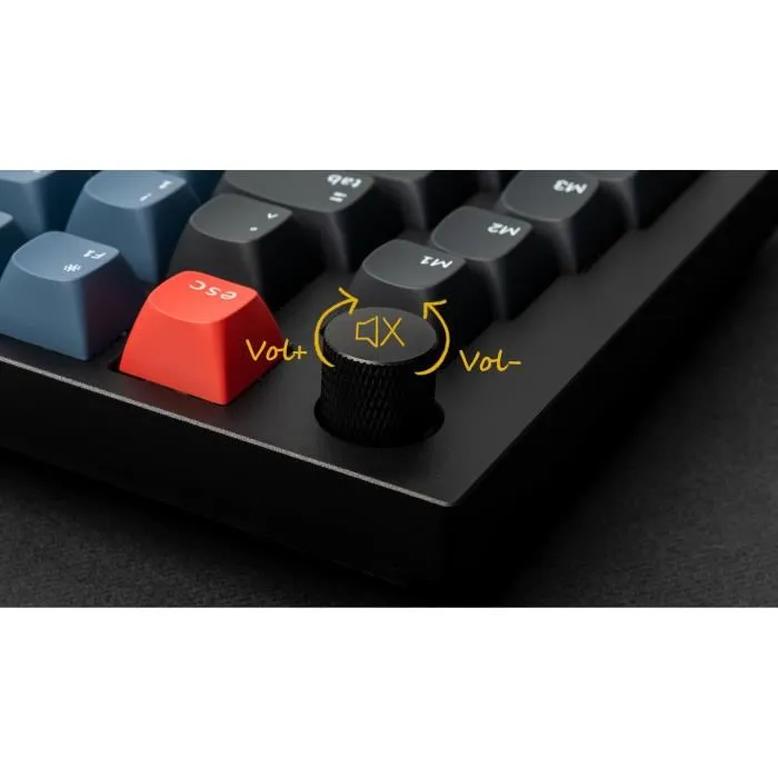 Keychron AAAQE93950 Teclado Mecánico para Juegos ANSI Interruptor Rojo Retroiluminación RGB Keychron AAAQE93950 Teclado Mecánico para Juegos ANSI Interruptor Rojo Retroiluminación RGB