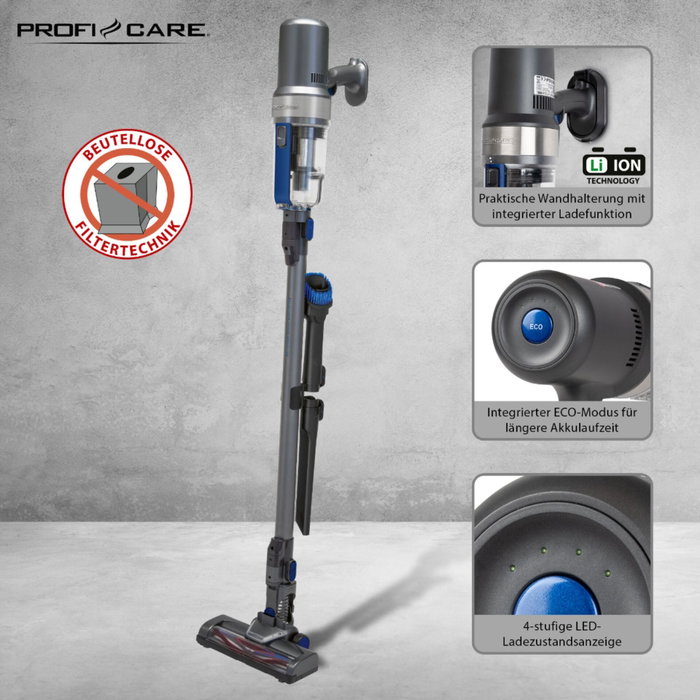 Proficare PC-BS 3085 A Aspiradora Inalámbrica 2 en 1