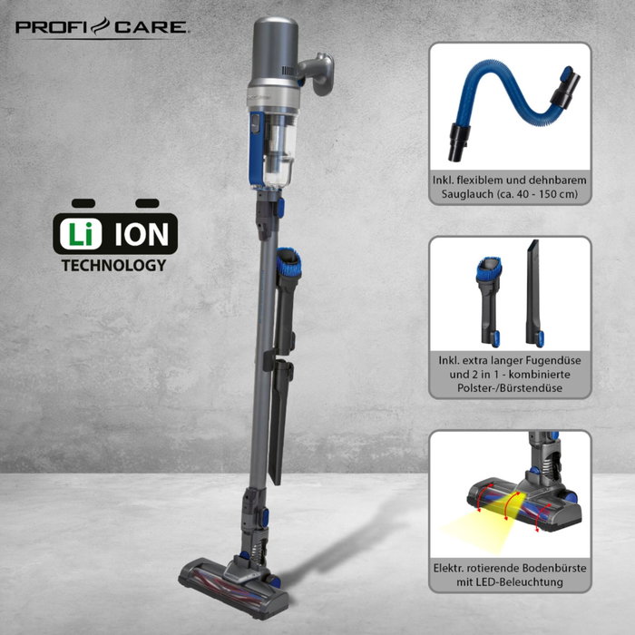 Proficare PC-BS 3085 A Aspiradora Inalámbrica 2 en 1