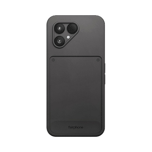 Fairphone Funda Protectora para Fairphone (Gen. 6) - Negro, Resistente a Golpes y Rayones