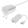 Muvit Controlador WiFi + Adaptador Corriente para Tiras LED Muvit iO, Compatible MIOLST002 y MIOLST004, Control Inteligente App y Voz, Indoor 12V 24W