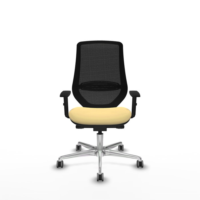 PIQUERAS Y CRESPO Silla de oficina Mardos con mecanismo Sincro/Traslack Crema y Negro PIQUERAS Y CRESPO Silla de oficina Mardos con mecanismo Sincro/Traslack Crema y Negro