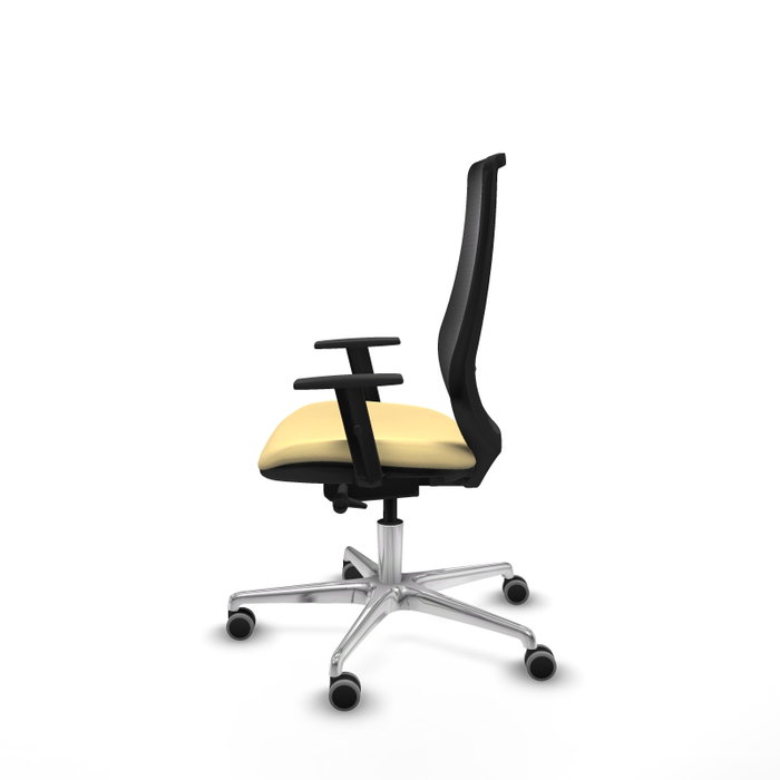 PIQUERAS Y CRESPO Silla de oficina Mardos con mecanismo Sincro/Traslack Crema y Negro PIQUERAS Y CRESPO Silla de oficina Mardos con mecanismo Sincro/Traslack Crema y Negro