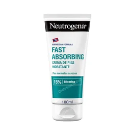 Neutrogena Crema Pies Absorción Inmediata Textura Ligera 100 ml Tubo T/Bla
