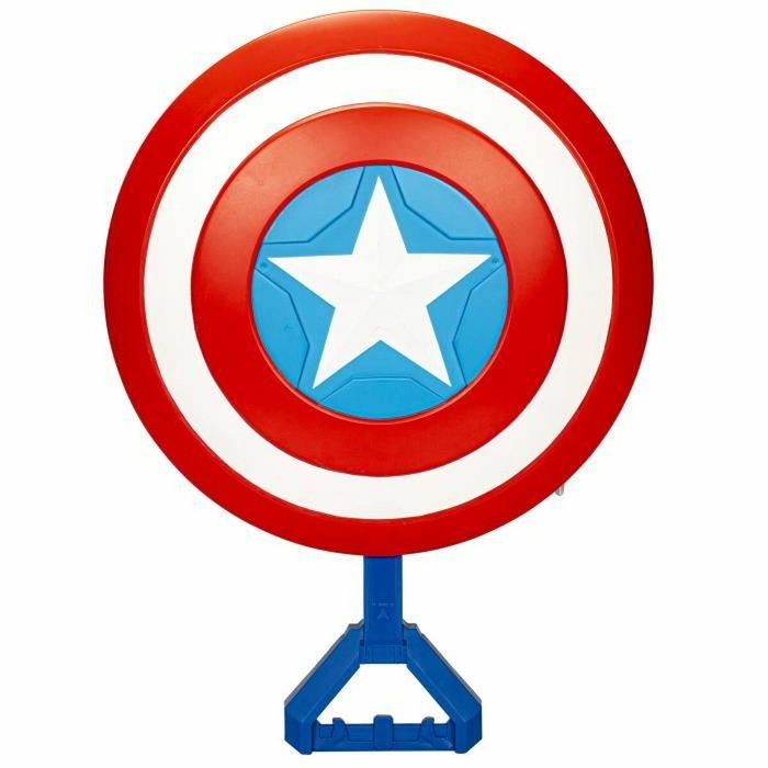 Hasbro Escudo Lanzadardos Capitán América Brave New World con Dardos NERF
