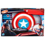 Hasbro F9302 - Escudo Lanzadardos NERF Capitán América Avengers con 3 Dardos, Juguete para Niños +5 Años