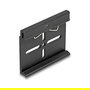 DeLOCK Clip de Montaje de Aluminio 67143 para Riel DIN, Negro, 60 x 47.8 x 7.5 mm