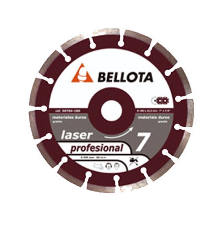 BELLOTA Disco de Diamante Laser Pro 7 para Granito 115x22,2x7,0mm BELLOTA Disco de Diamante Laser Pro 7 para Granito 115x22,2x7,0mm