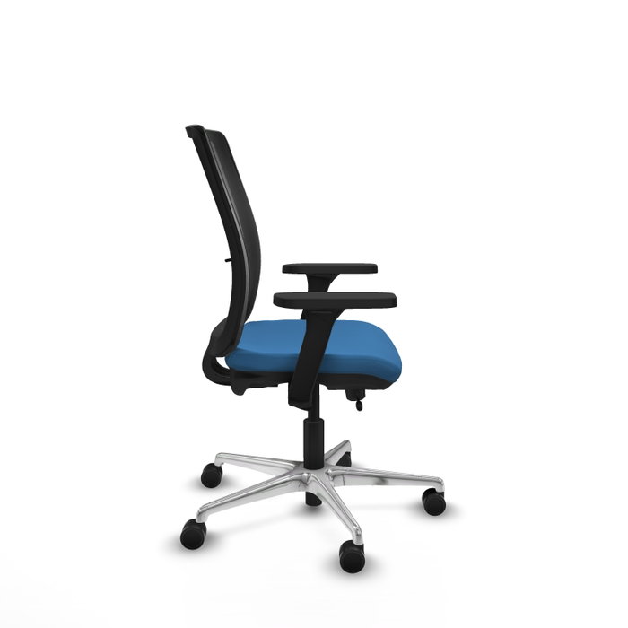 PIQUERAS Y CRESPO Silla de oficina Haches Azul claro y Negro