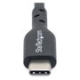 StarTech.com Cable de Carga USB-C a USB-C de 2m, 60W, 3A, USB 2.0, Negro