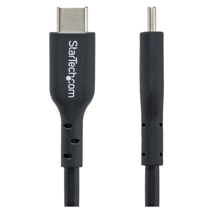 StarTech.com Cable de Carga USB-C a USB-C de 2m, 60W, 3A, USB 2.0, Negro