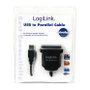 LogiLink AU0003C Cable Paralelo USB A a Centronics 36 Negro 1,5 m