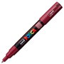 POSCA Marcador PC-1M Punta Fina 0.7-1mm Rojo Vino No Permanente