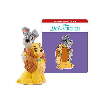 Tonies - Susi & Strolch, Figurilla Tonie de Disney, Juguete Musical con Cuento en Aleman, 54 Min de Reproduccion, para Ninos de 4 Anos, Plastico, Color Marron Gris Amarillo Tonies - Susi & Strolch, Figurilla Tonie de Disney, Juguete Musical con Cuento en Aleman, 54 Min de Reproduccion, para Ninos de 4 Anos, Plastico, Color Marron Gris Amarillo