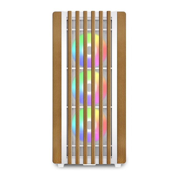Sharkoon REBEL C70G RGB White Madera ATX Full Tower