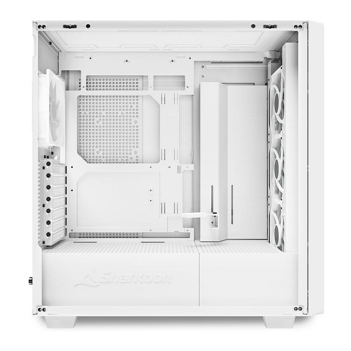 Sharkoon Rebel C70G RGB ATX Caja Gaming Full Tower con Panel de Cristal Templado, Blanco