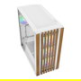 Sharkoon Rebel C70G RGB ATX Caja Gaming Full Tower con Panel de Cristal Templado, Blanco