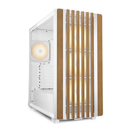 Sharkoon Rebel C70G RGB ATX Caja Gaming Full Tower con Panel de Cristal Templado, Blanco