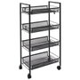 Home Deco Factory Mesa Camarera 4 Baldas Essentiel