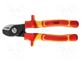 NEO TOOLS Alicates de corte lateral con aislamiento 160 mm