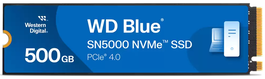 Western Digital Blue SN5000 SSD 500 GB M.2 PCI Express 4.0 NVMe 3D TLC NAND para Creadores y Profesionales
