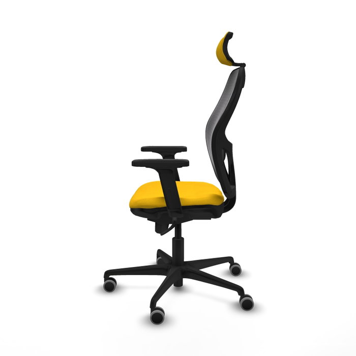 PIQUERAS Y CRESPO Silla de oficina Jorquera Amarillo y Negro PIQUERAS Y CRESPO Silla de oficina Jorquera Amarillo y Negro